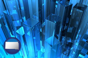 a 3d digital imaging sample - with South Dakota icon